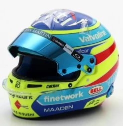 1/5 CASQUE F1 FERNANDO ALONSO - ASTON MARTIN ARAMCO FORMULE 1 TEAM 2025