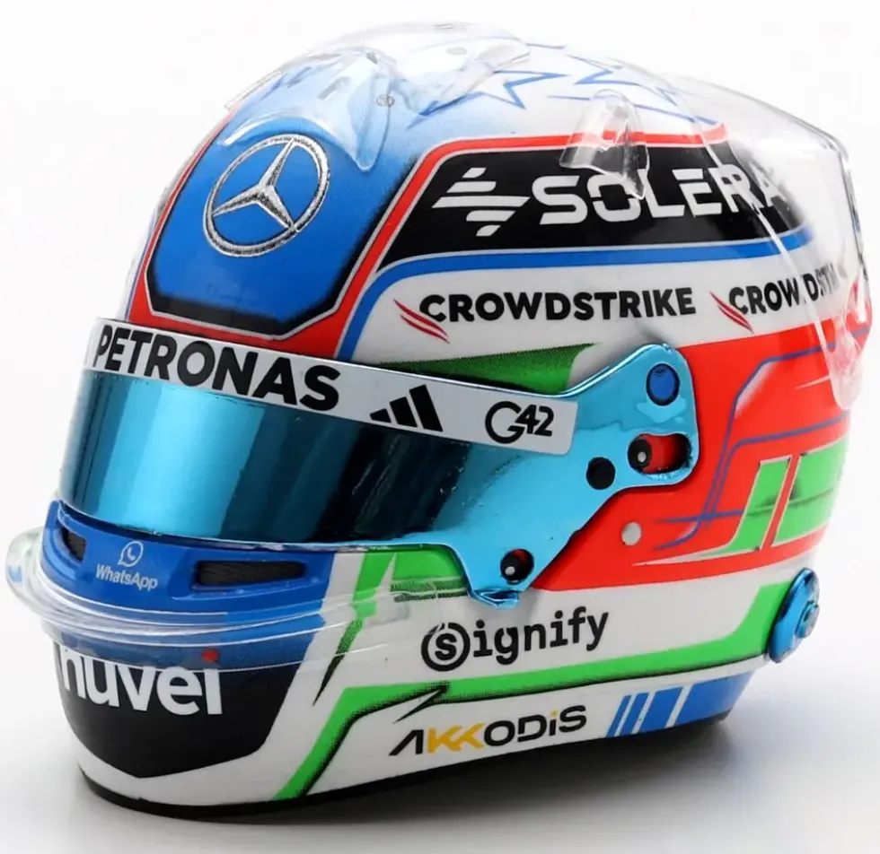1/5 CASQUE F1 KIMI ANTONELLI - MERCEDES-AMG PETRONAS FORMULE 1 TEAM 2025