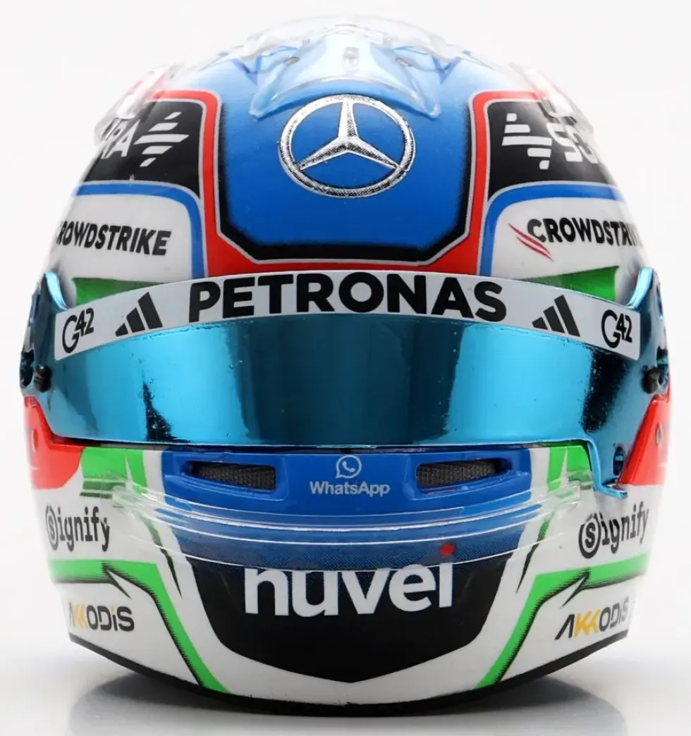 1/5 CASQUE F1 KIMI ANTONELLI - MERCEDES-AMG PETRONAS FORMULE 1 TEAM 2025