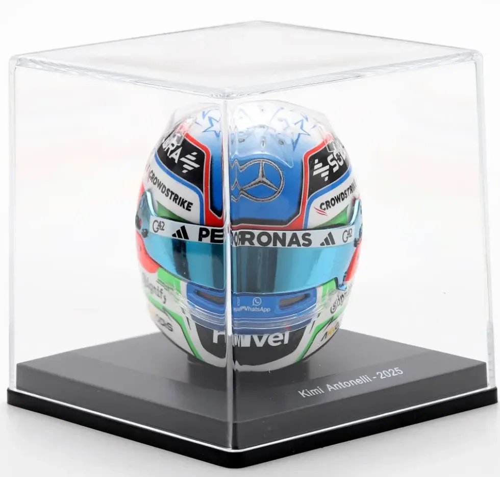 1/5 CASQUE F1 KIMI ANTONELLI - MERCEDES-AMG PETRONAS FORMULE 1 TEAM 2025