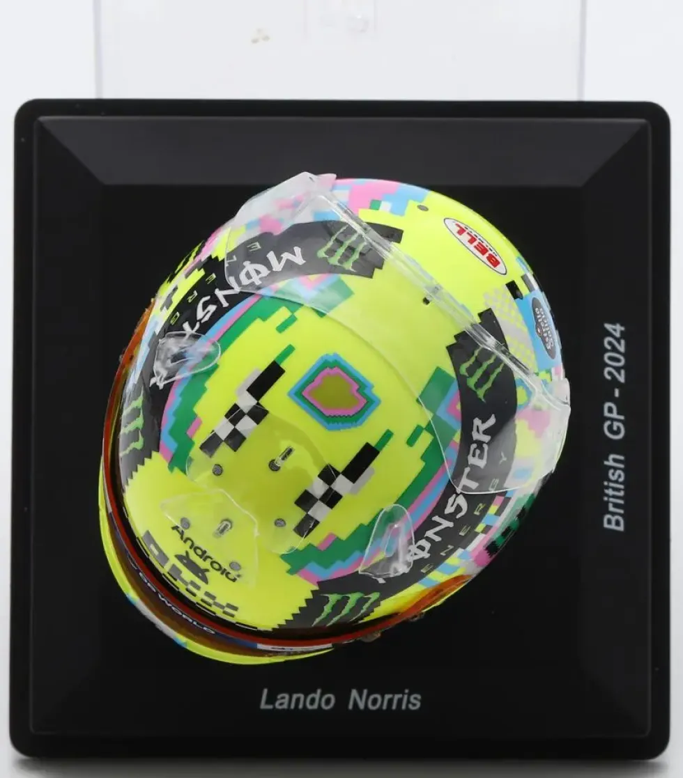 1/5 CASQUE LANDO NORRIS - MCLAREN FORMULE 1 TEAM - GP GRANDE BRETAGNE 2024