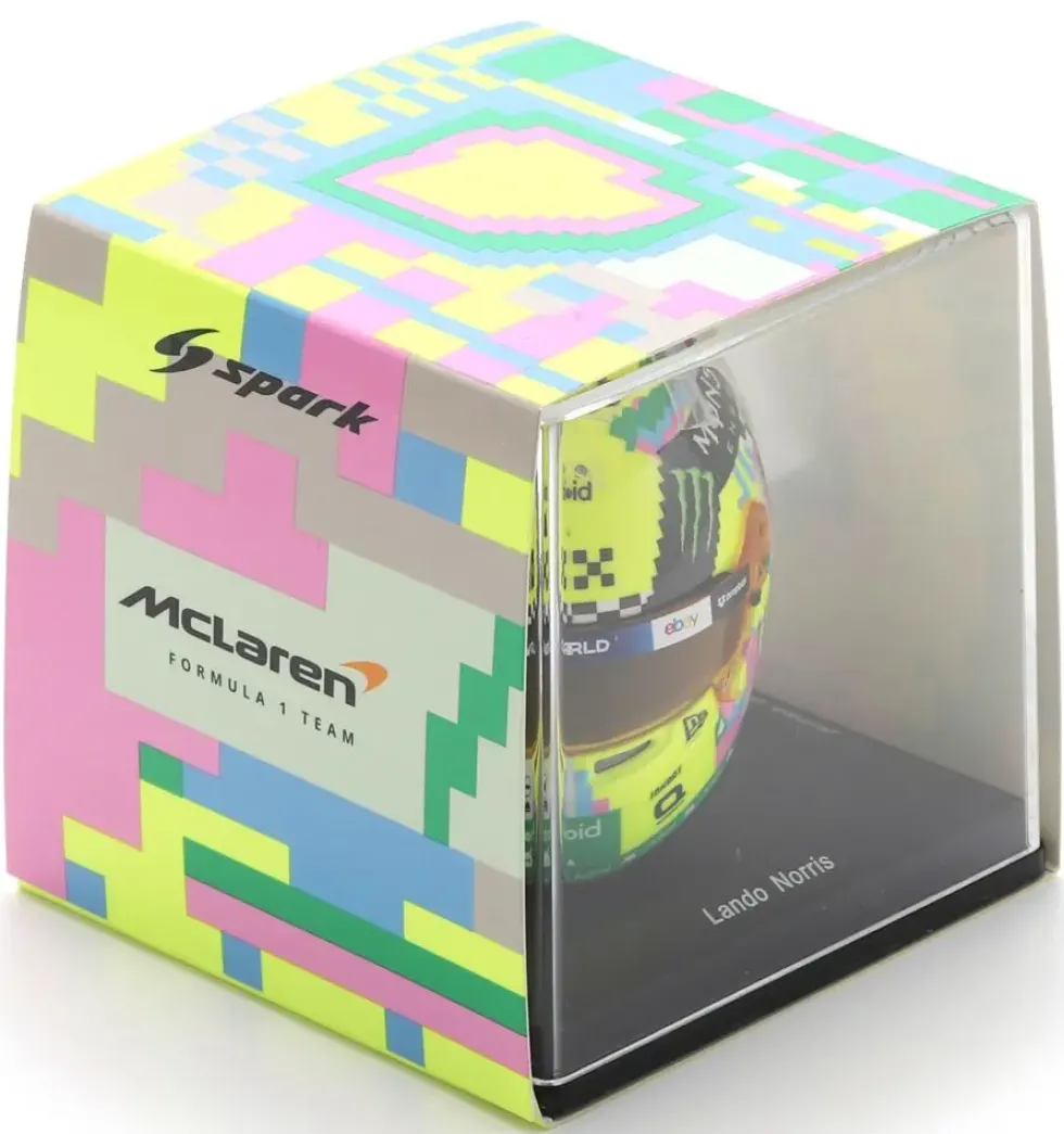 1/5 CASQUE LANDO NORRIS - MCLAREN FORMULE 1 TEAM - GP GRANDE BRETAGNE 2024