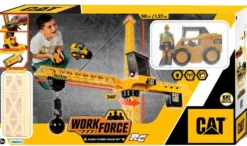 CATERPILLAR - WORKFORCE - GRUE GEANTE 127CM RADIOCOMMANDE + FIGURINE