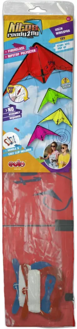 CERF-VOLANT POP UP ACROBATIQUE TRY 115 CM ROUGE
