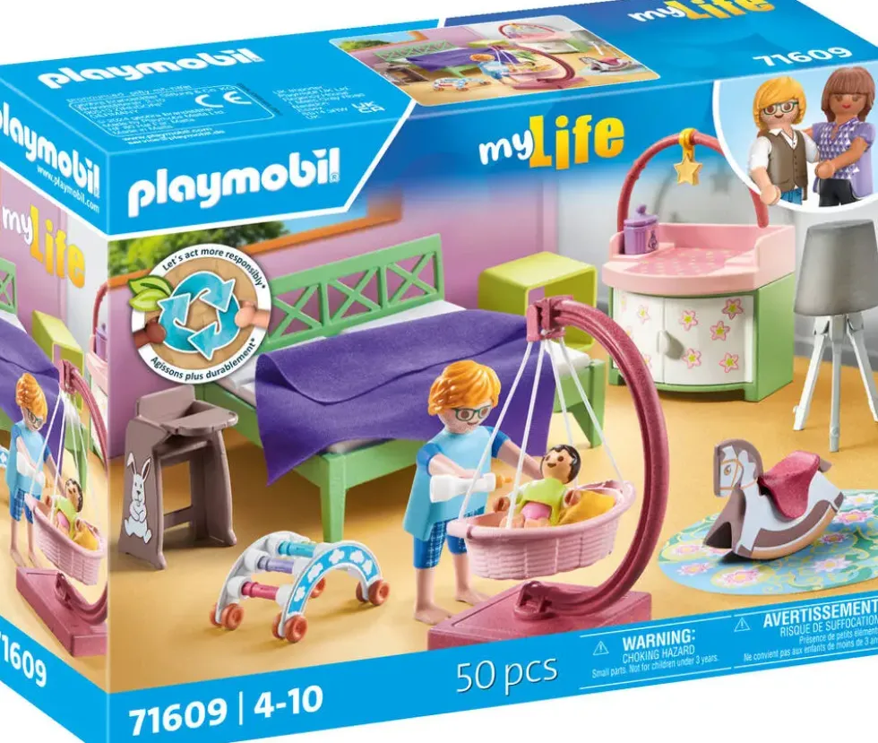 CHAMBRE DE PARENTS AVEC BERCEAU SUSPENDU - 71609