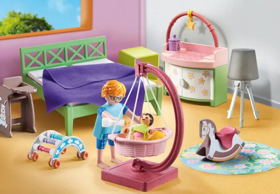 CHAMBRE DE PARENTS AVEC BERCEAU SUSPENDU - 71609