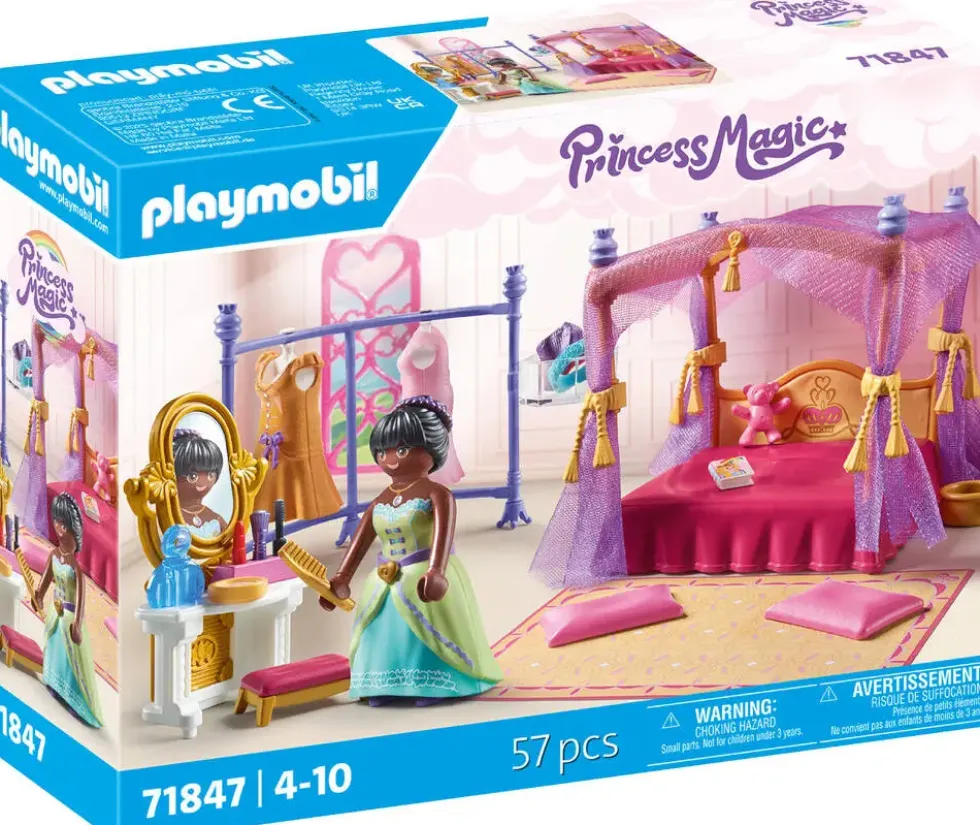 CHAMBRE DE PRINCESSE AVEC LIT BALDAQUIN - 71847