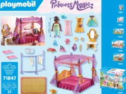CHAMBRE DE PRINCESSE AVEC LIT BALDAQUIN - 71847