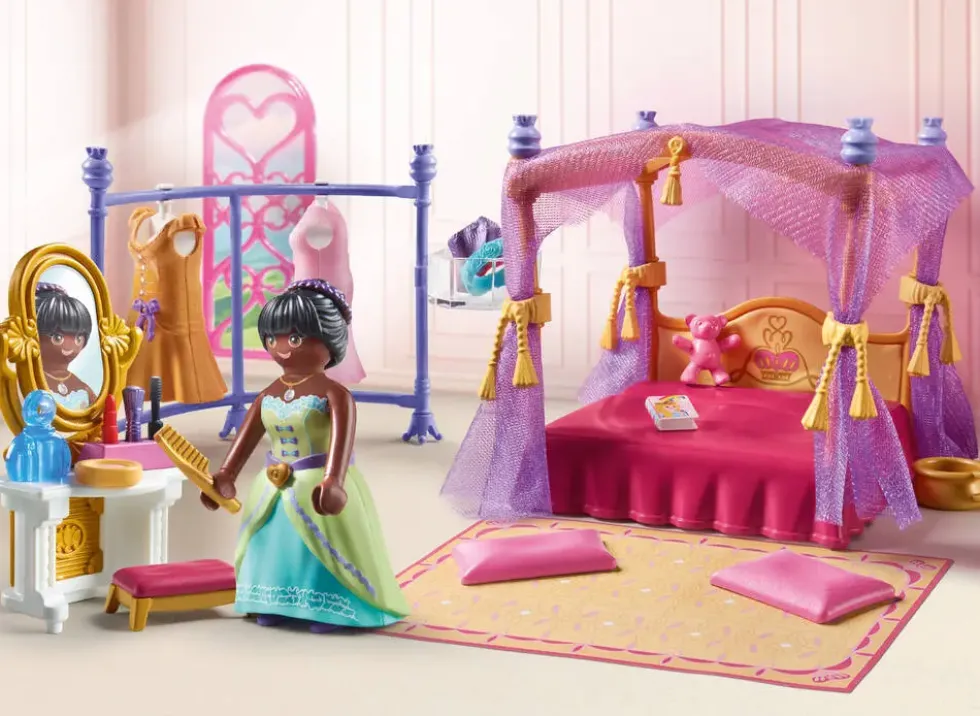 CHAMBRE DE PRINCESSE AVEC LIT BALDAQUIN - 71847