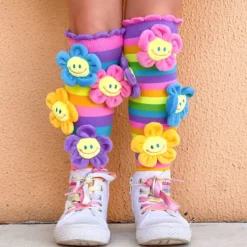 CHAUSSETTES A FLEURS
