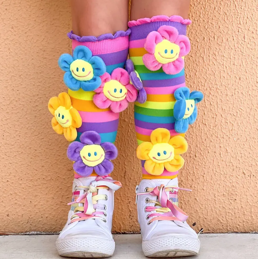 CHAUSSETTES A FLEURS