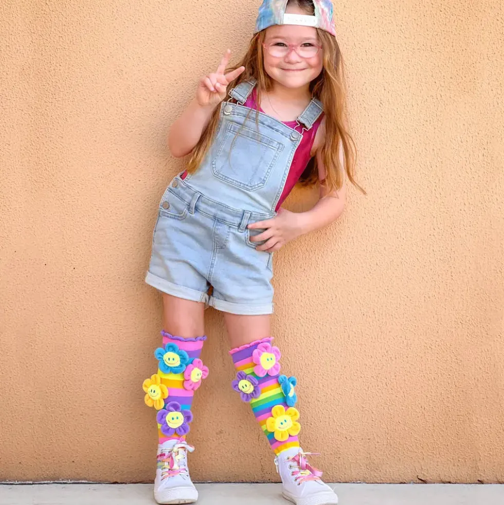 CHAUSSETTES A FLEURS