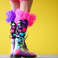 CHAUSSETTES CŒURS ET ETOILES