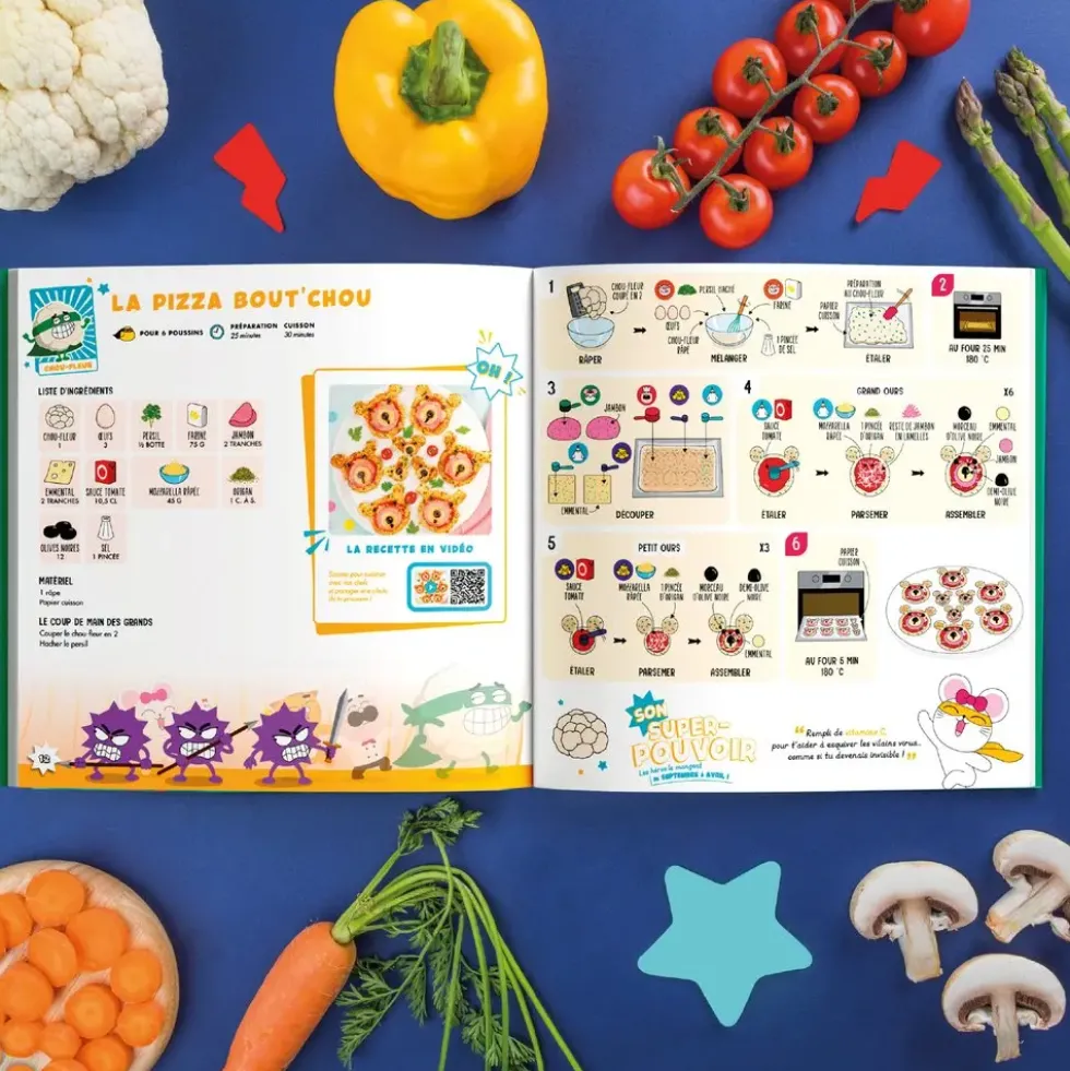 CHEFCLUB KIDS - COFFRET KIDS : LES SUPER LEGUMES ET LE COUTEAU