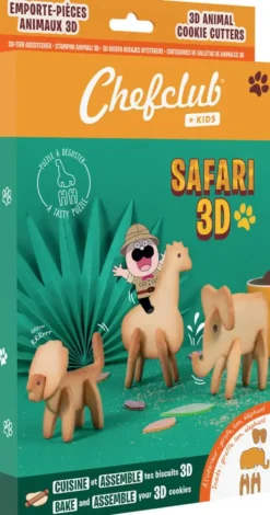 CHEFCLUB KIDS - EMPORTE-PIECES - LES BISCUITS SAFARI 3D