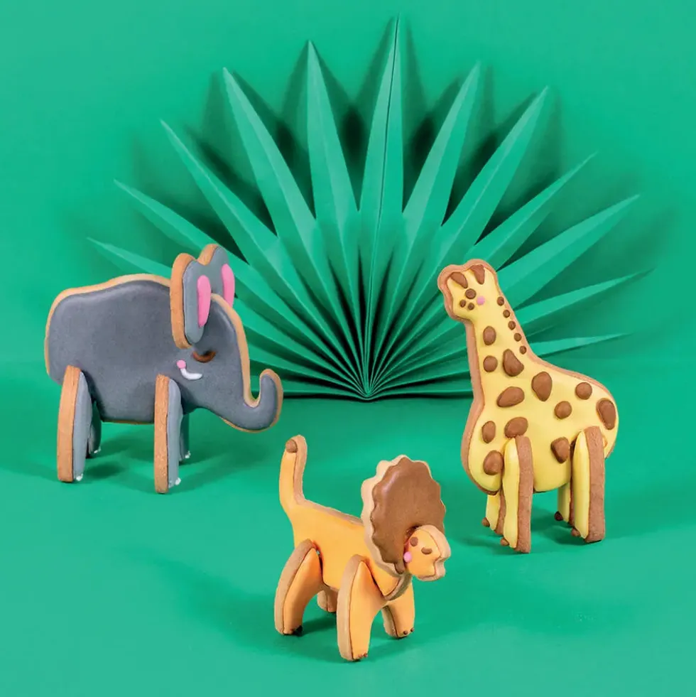 CHEFCLUB KIDS - EMPORTE-PIECES - LES BISCUITS SAFARI 3D