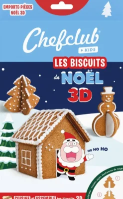 CHEFCLUB KIDS - EMPORTE-PIECES - LES BISCUITS DE NOEL 3D