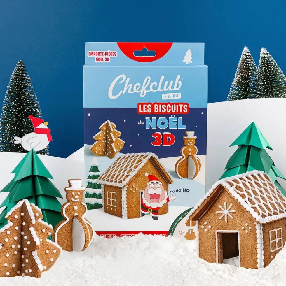 CHEFCLUB KIDS - EMPORTE-PIECES - LES BISCUITS DE NOEL 3D