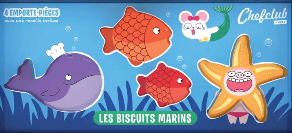 CHEFCLUB KIDS - EMPORTE-PIECES - LES BISCUITS MARINS