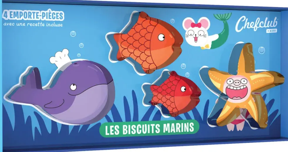 CHEFCLUB KIDS - EMPORTE-PIECES - LES BISCUITS MARINS