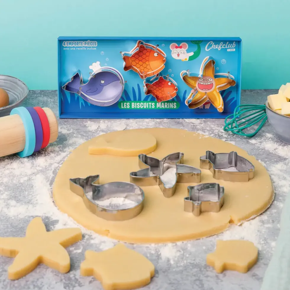 CHEFCLUB KIDS - EMPORTE-PIECES - LES BISCUITS MARINS