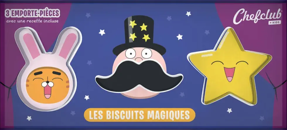 CHEFCLUB KIDS - EMPORTE-PIECES - LES BISCUITS MAGIQUES