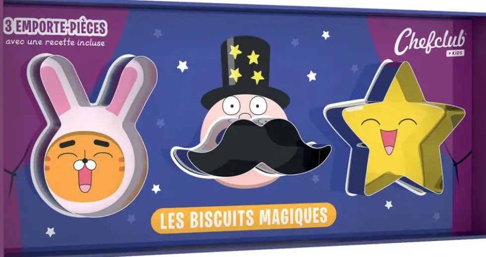 CHEFCLUB KIDS - EMPORTE-PIECES - LES BISCUITS MAGIQUES