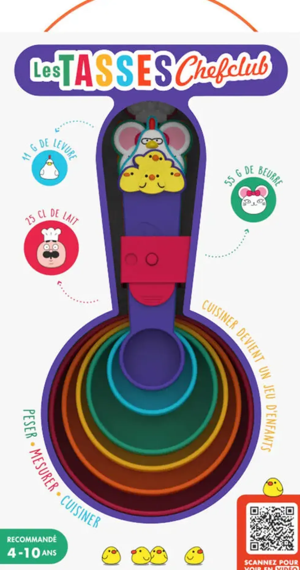 CHEFCLUB KIDS - MINI COFFRET LES TASSES
