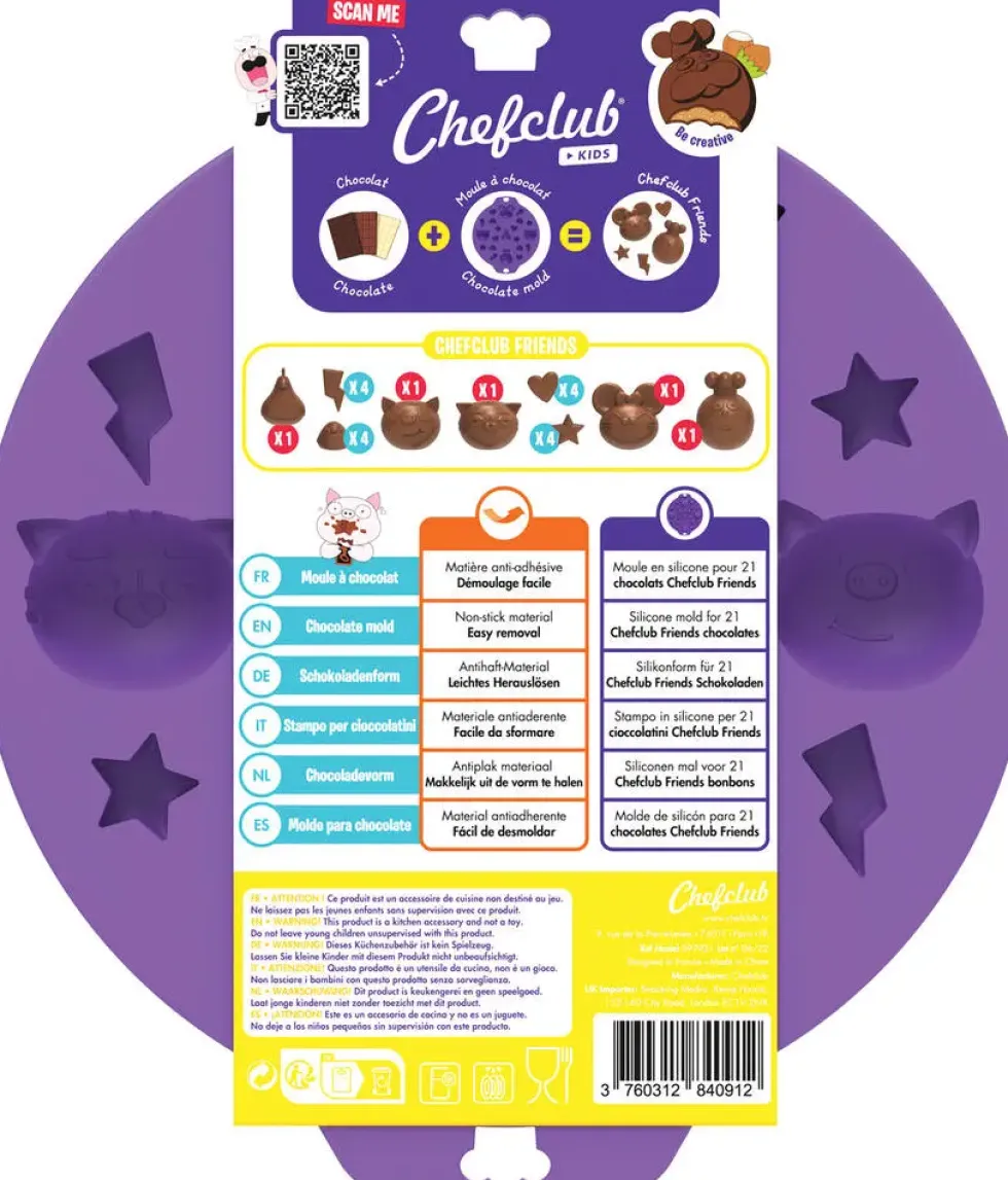 CHEFCLUB KIDS - MOULE A CHOCOLAT