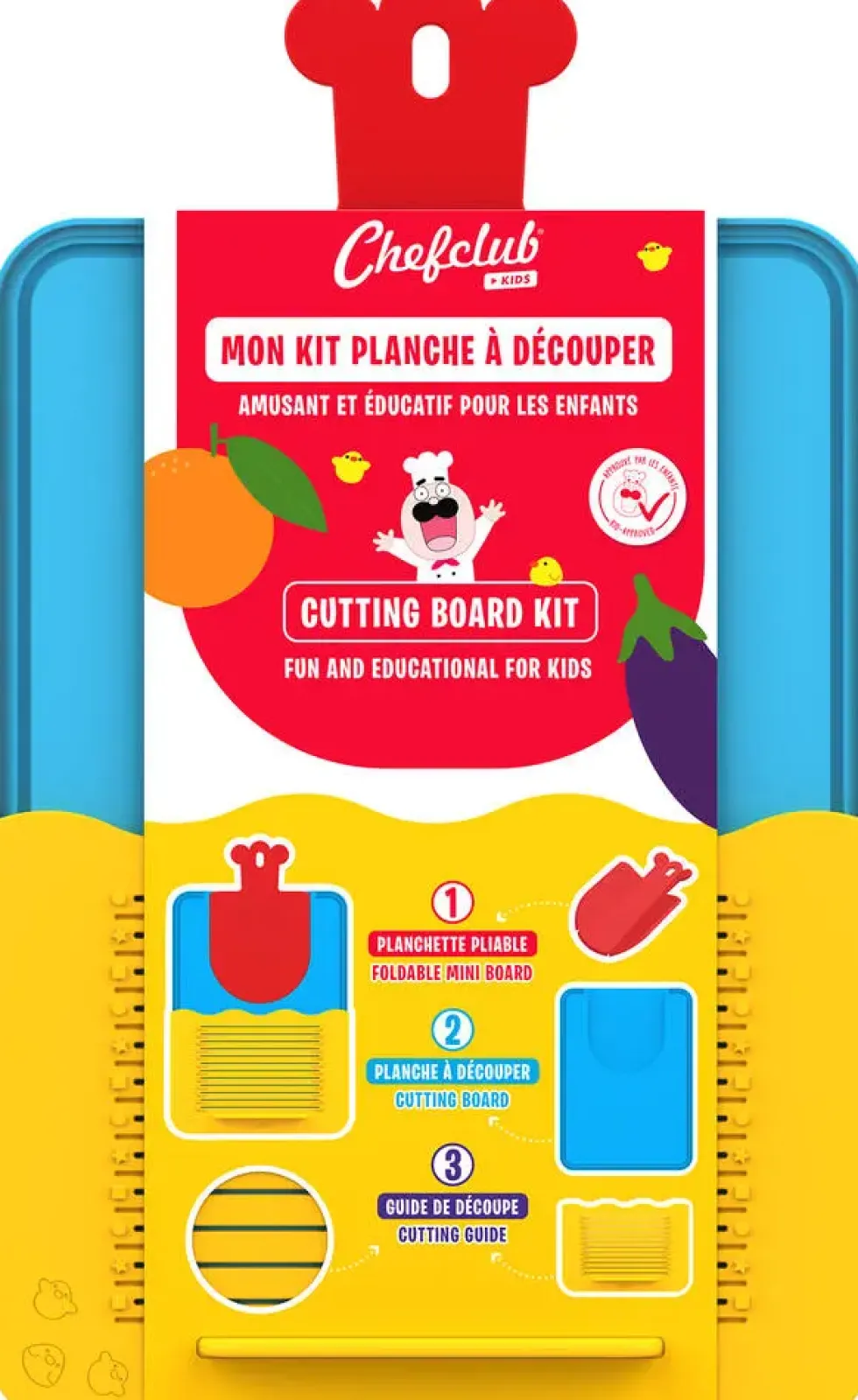 CHEFCLUB KIDS - PLANCHE A DECOUPER