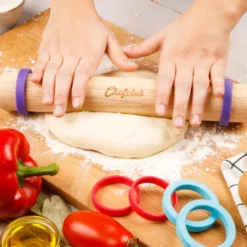 CHEFCLUB KIDS - ROULEAU A PATISSERIE AVEC ANNEAUX AJUSTABLES