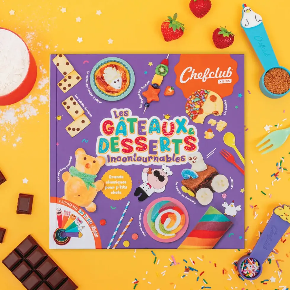CHEFCLUB - LIVRE KIDS - LES GATEAUX ET DESSERTS INCONTOURNABLES