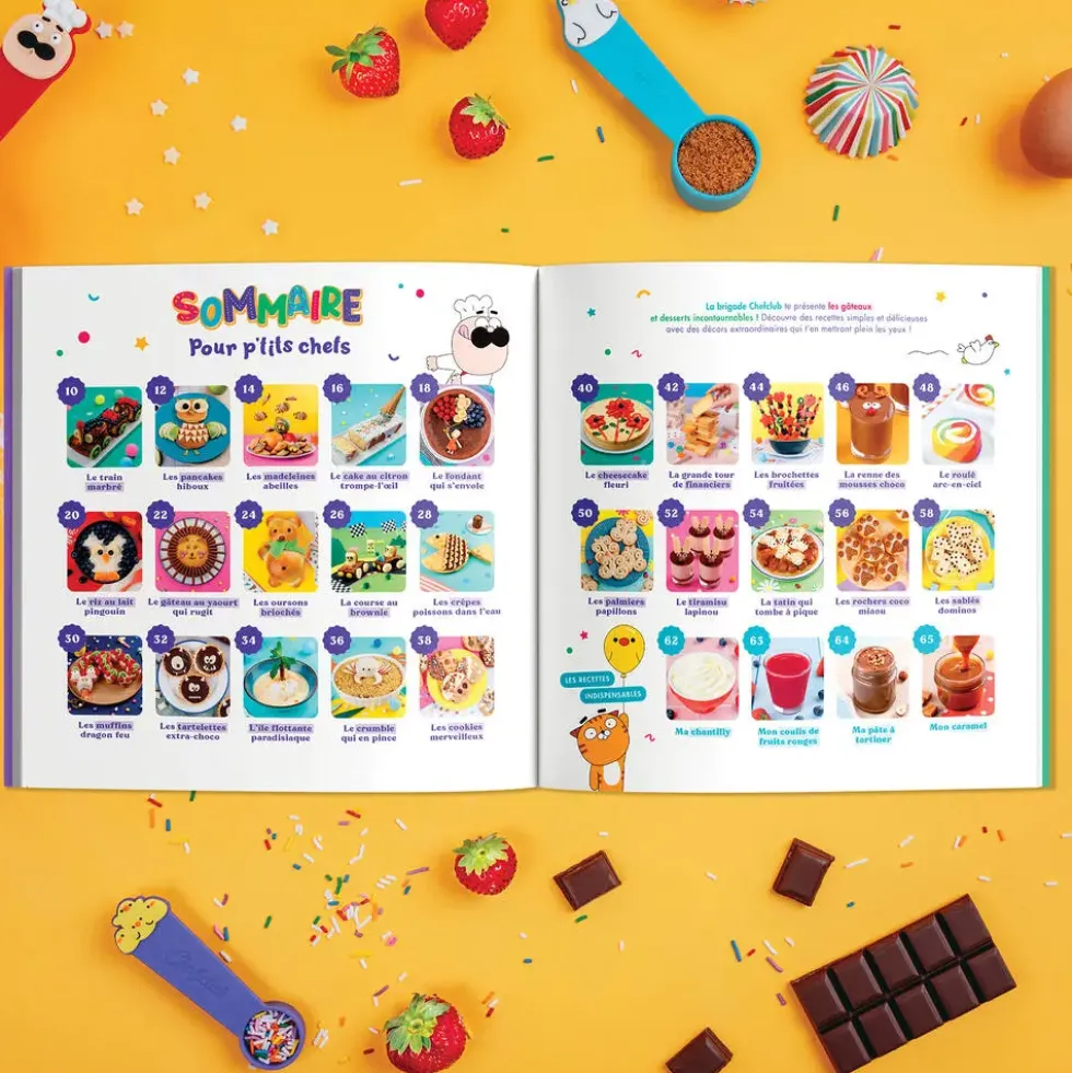 CHEFCLUB - LIVRE KIDS - LES GATEAUX ET DESSERTS INCONTOURNABLES