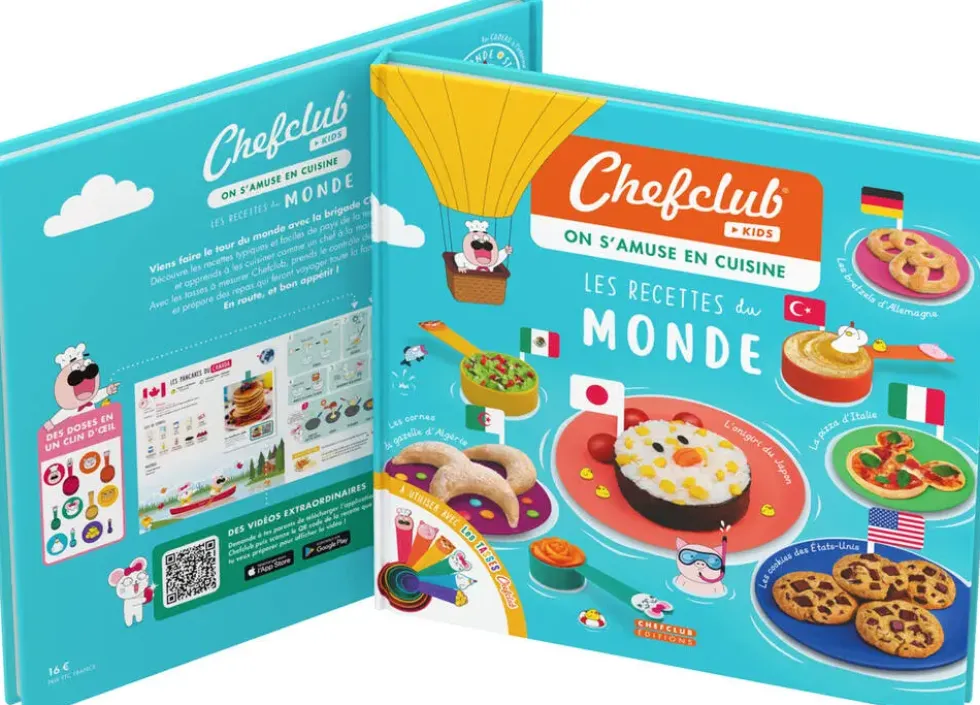 CHEFCLUB - LIVRE KIDS - LES RECETTES DU MONDE