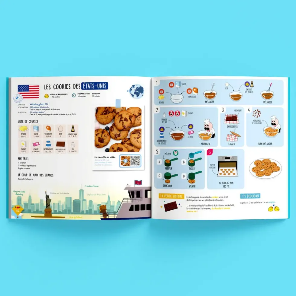 CHEFCLUB - LIVRE KIDS - LES RECETTES DU MONDE