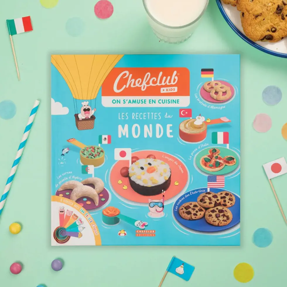CHEFCLUB - LIVRE KIDS - LES RECETTES DU MONDE