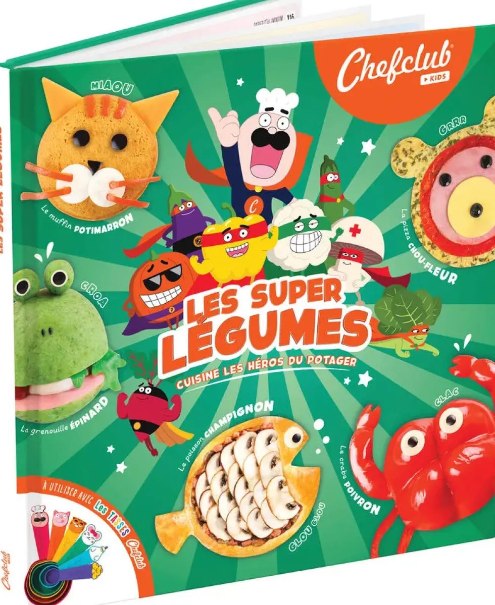 CHEFCLUB - LIVRE KIDS - LES SUPERS LEGUMES