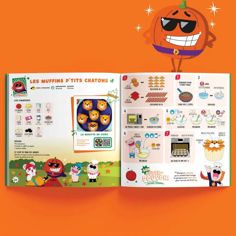 CHEFCLUB - LIVRE KIDS - LES SUPERS LEGUMES