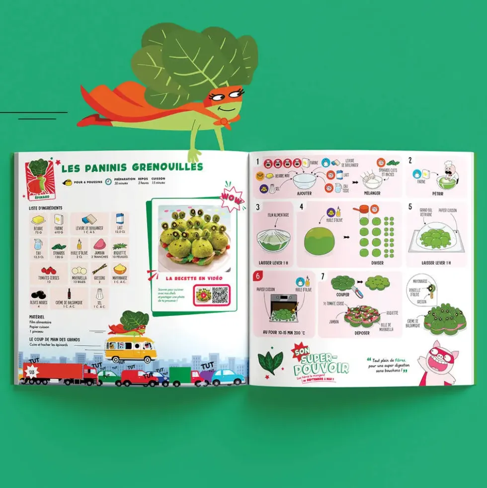 CHEFCLUB - LIVRE KIDS - LES SUPERS LEGUMES