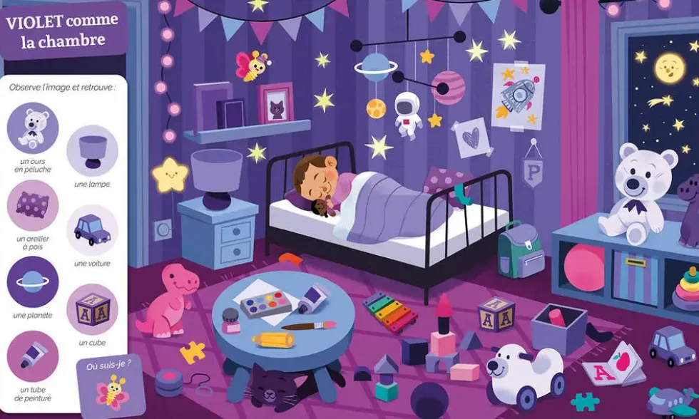 CHERCHE ET TROUVE DES PETITS LES COULEURS