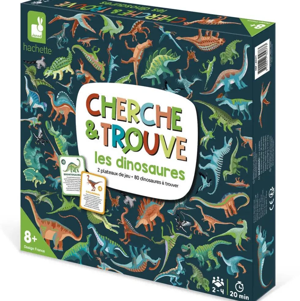 CHERCHE ET TROUVE LES DINOSAURES