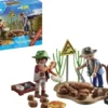 CHERCHEURS ET FOSSILES DE DINOSAURES - 71805