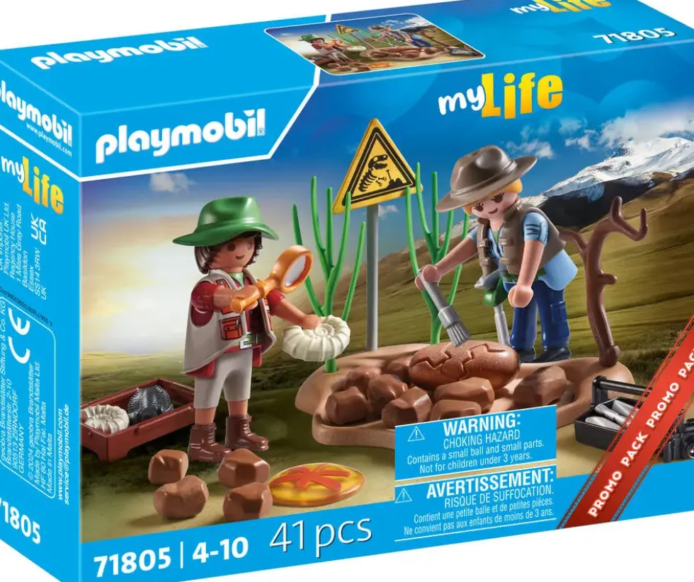 CHERCHEURS ET FOSSILES DE DINOSAURES - 71805