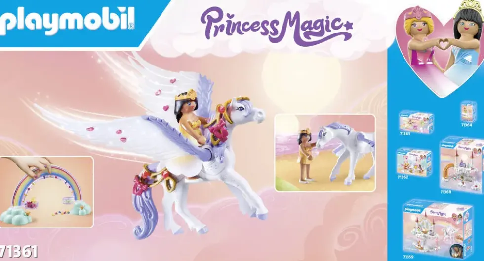 CHEVAL AILE A DECORER - 71361