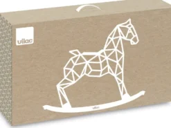 CHEVAL À BASCULE DIAMANT EN BOIS