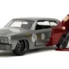 1/32 CHEVROLET CHEVELLE W/THOR FIGURE CANDY RED MARVEL