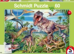 CHEZ LES DINOSAURES PUZZLE60 PIECES