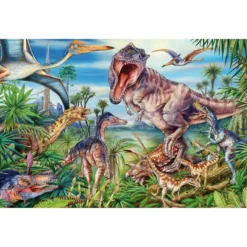 CHEZ LES DINOSAURES PUZZLE60 PIECES