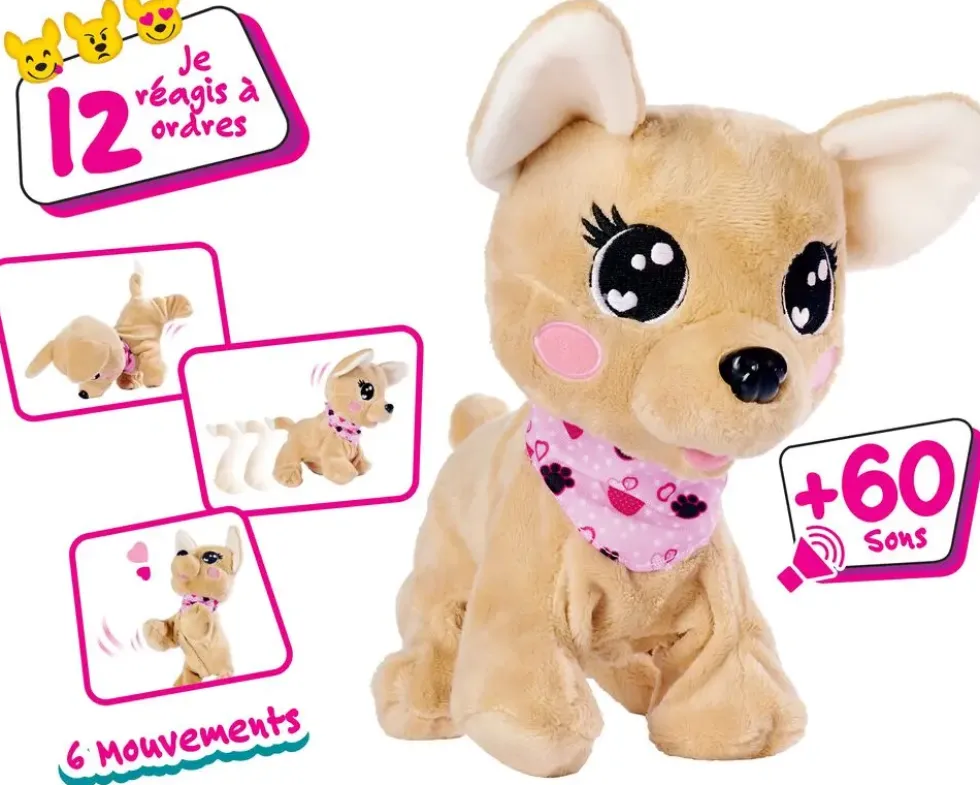 CHI CHI LOVE - PELUCHE BABY BOO INTERACTIF