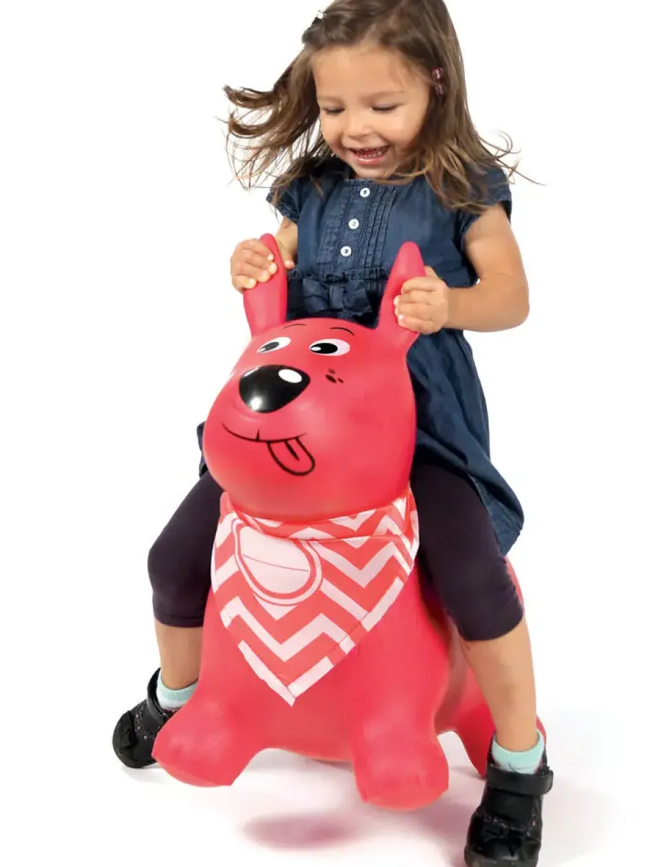 CHIEN SAUTEUR ROSE